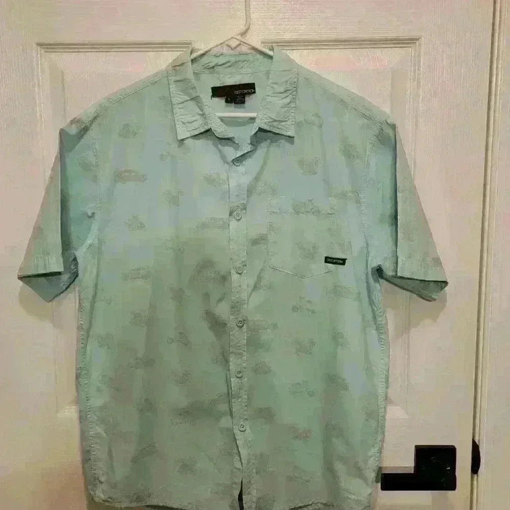 Distortion Men's Reverse Print Shirt